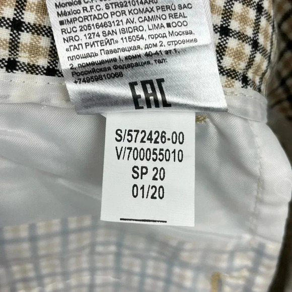 Banana Republic Women’s 6 PETITE Highrise Tapered Pleat Front Crop Ankle Pants P - Picture 14 of 15